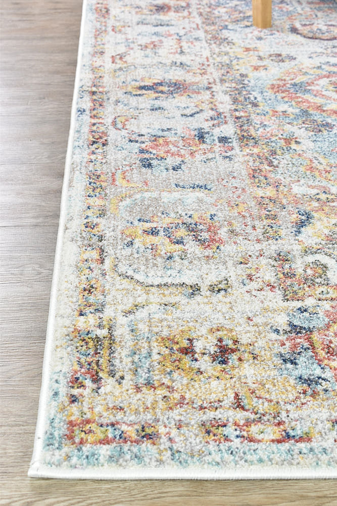 Hot! Navy Cream Morocco 0410A Rug