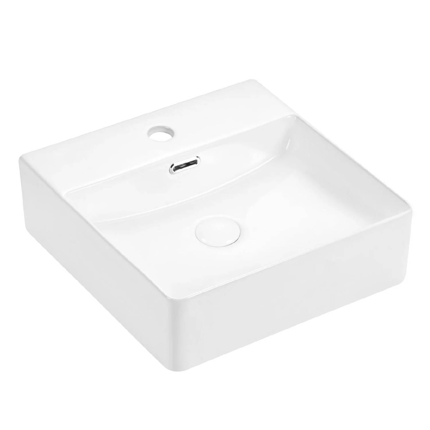 Hot Sale! Matte White 420 x 420mm Florentine Bathroom Basin for Small Spaces
