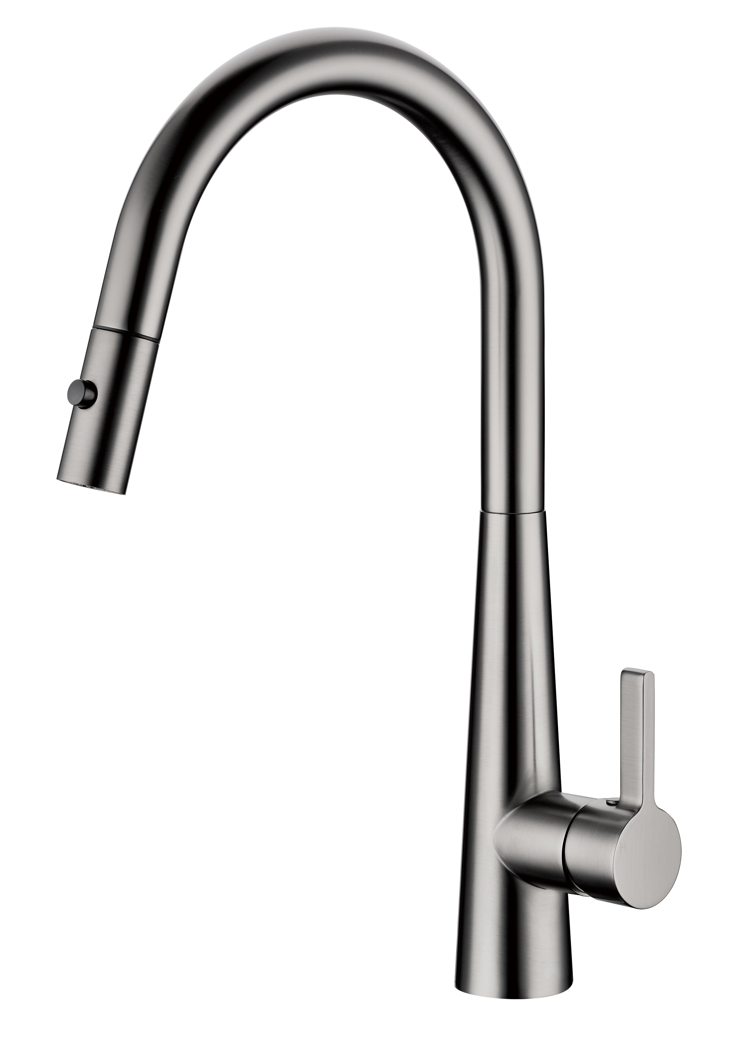 Hot Deal: Luxa Brushed Gun Metal Pull - Out Sink Mixer