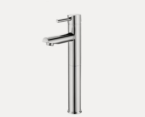 Chrome Round Tall LUCID PIN Basin Mixer for Modern Bathrooms