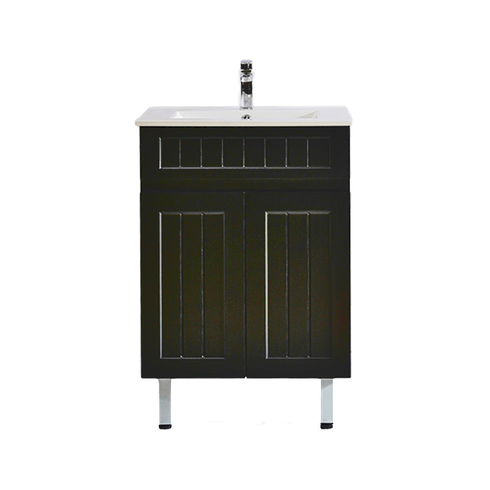 Acacia Shaker PVC Floor Vanity 600 - Premium Quality