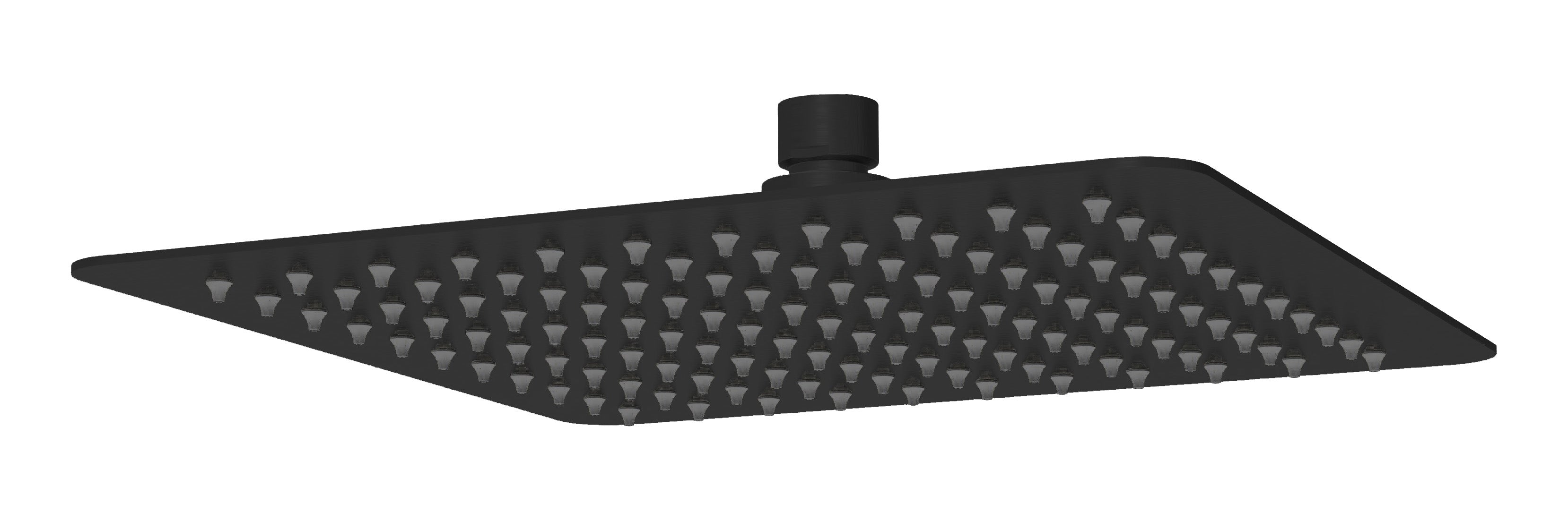 Matte Black 250mm Nova Square Overhead Rain Shower - Premium Bathroom Upgrade