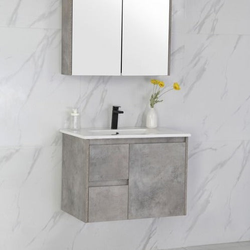 LOLA Grey Wall Hung Vanity - All Sizes Available