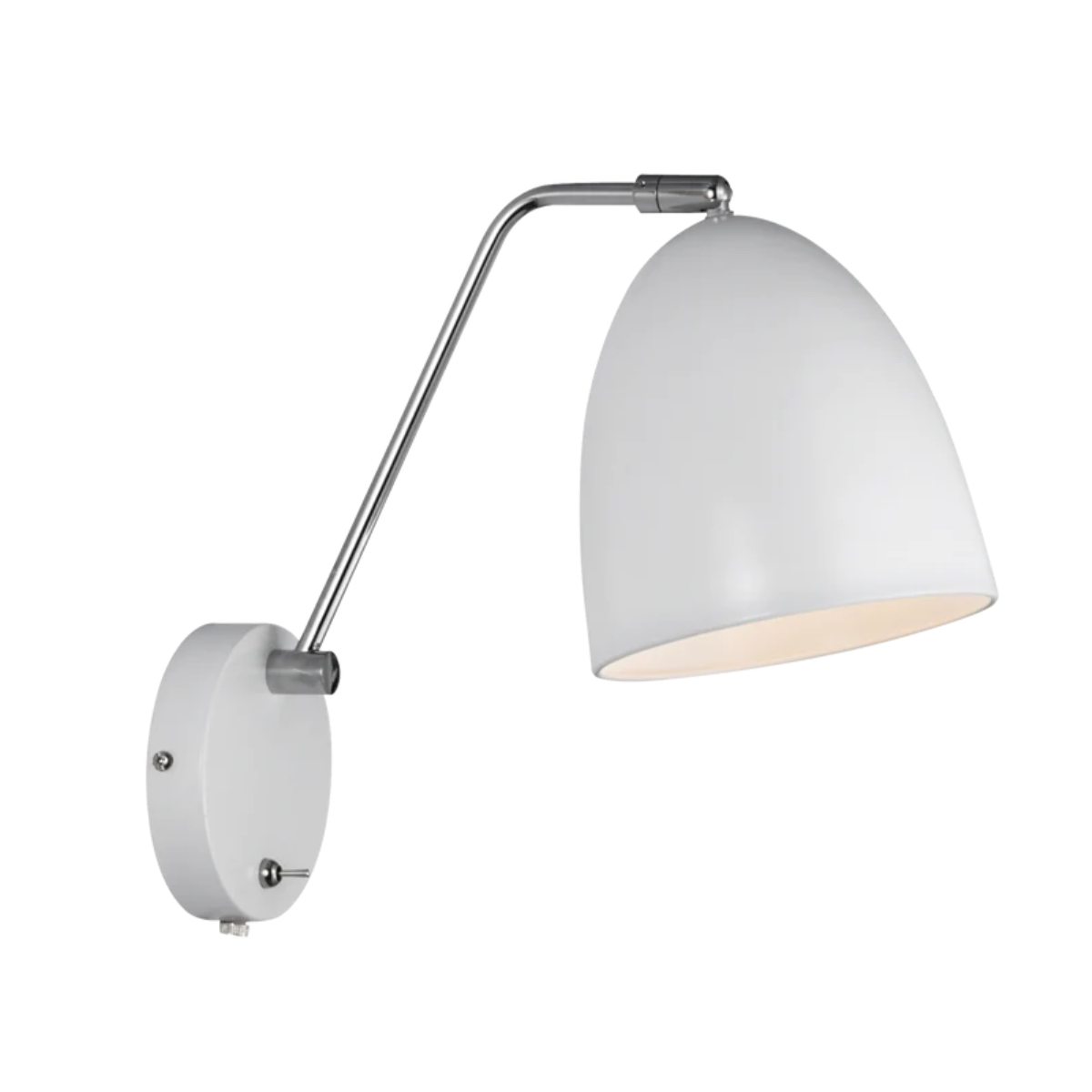 Stylish White Alexander 16 Wall Light with Decorative Design