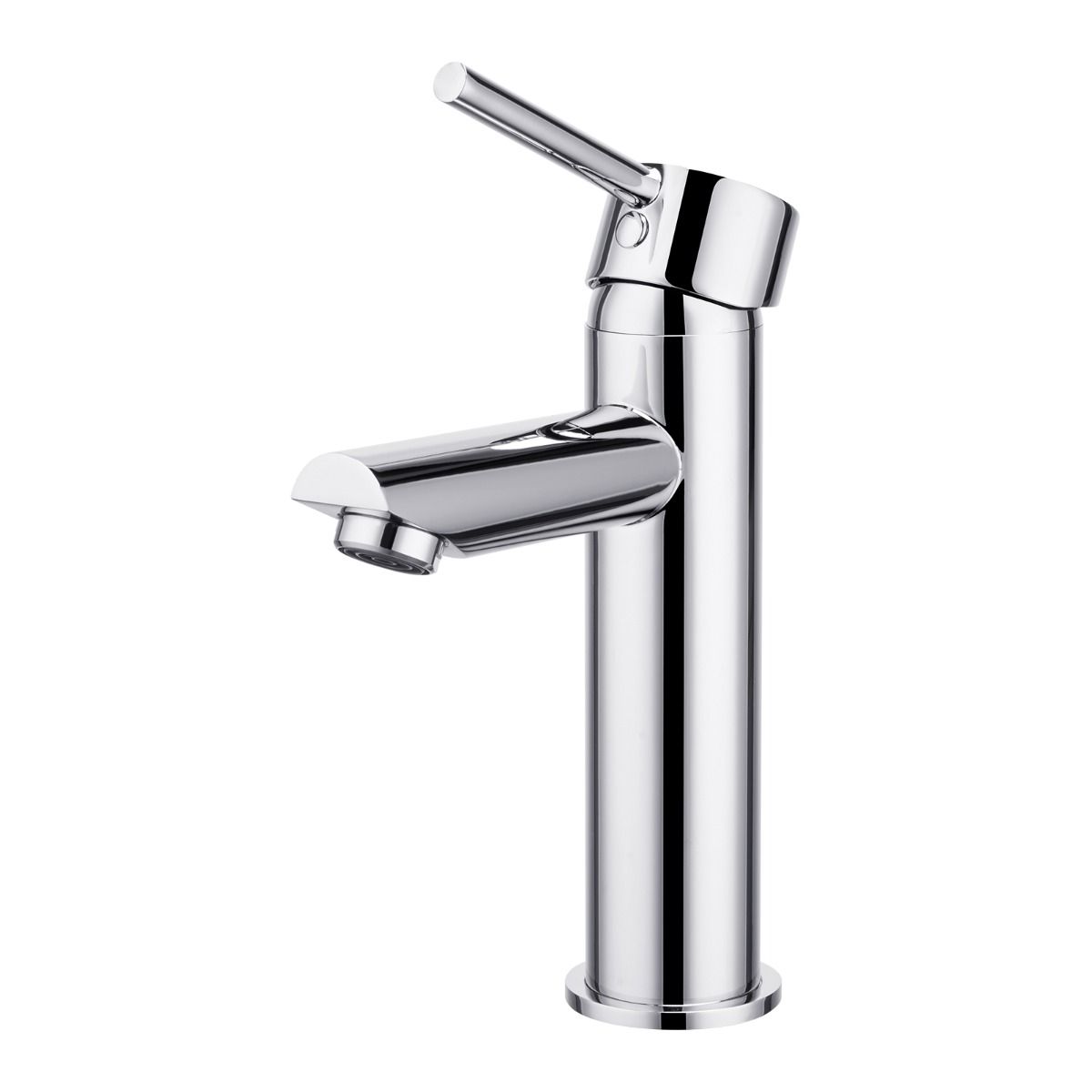 Hot Sale! LUCID PIN Series Round Chrome Tall Basin Mixer for Bathroom