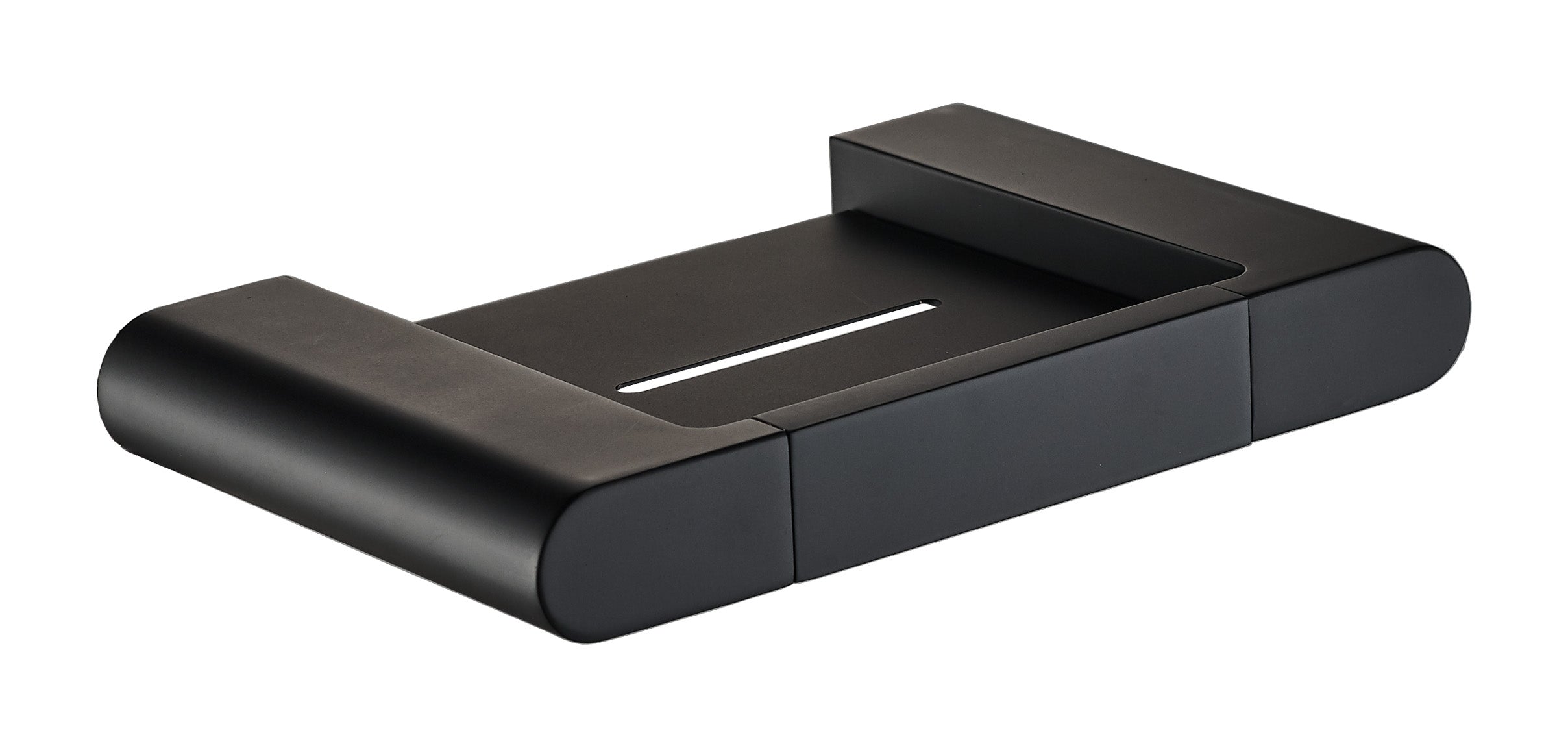 Matte Black Flores Metal Soap Holder with 7 - Year Warranty