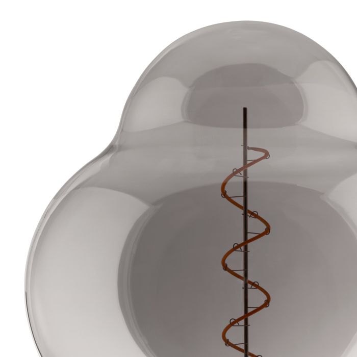 4W E27 LED Globe with Black Vaporized Finish, 2000K