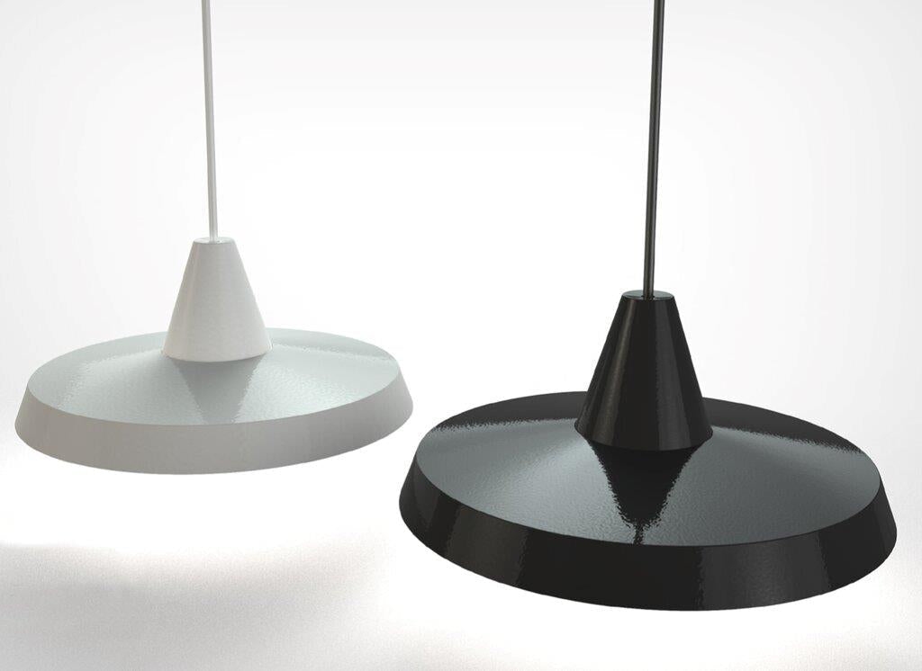 Exclusive Anniversary Black Pendant Lamp - Retro & Streamlined Design
