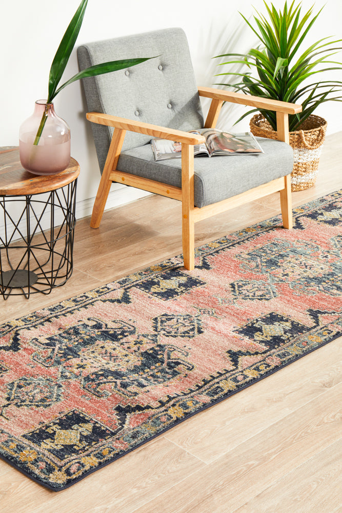 Luxurious Legacy 852 Earth Runner Rug with Persian-Style Pattern