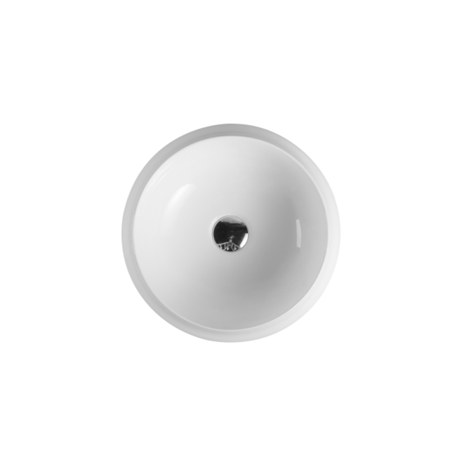 Get This Stylish LUSSO 40 Above - Counter Round White Basin (400x400x160)