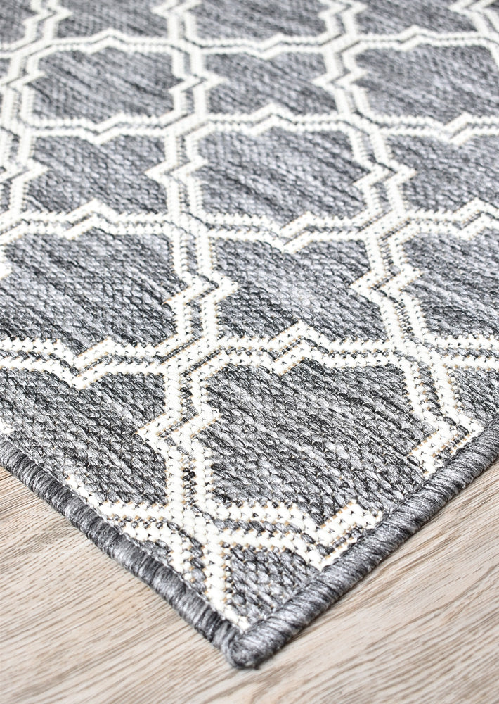 Alaska Light Grey Washable and Non - Slip Rug in Various Sizes 9892 - GU6E