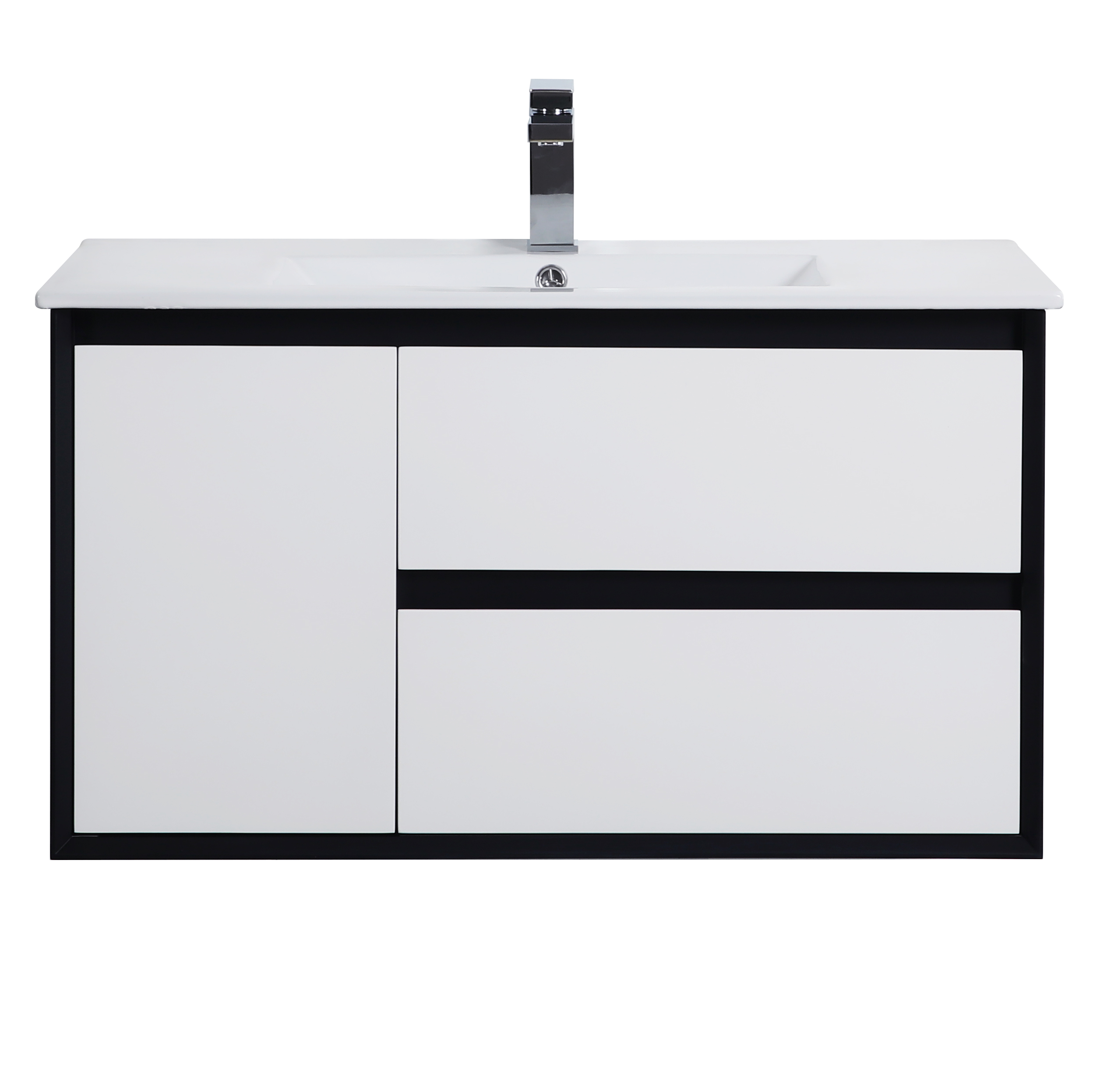 PETRA 900mm Wall - Hung PVC Vanity: Stylish Bathroom Upgrade