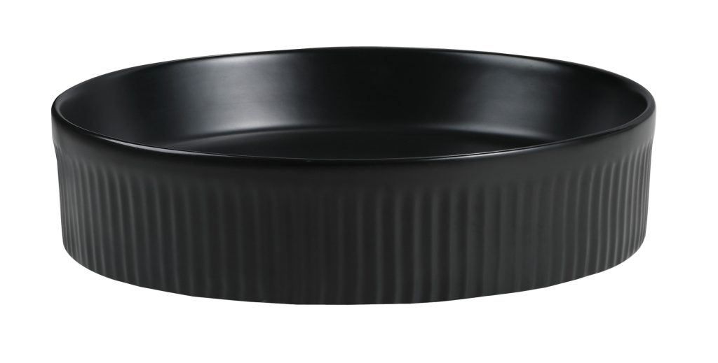 Black Aimee 410 x 100mm Sleek Bathroom Basin