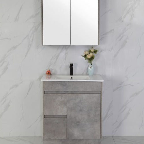 Exclusive LOLA Freestanding Vanity in Stylish Grey - Available in All Sizes