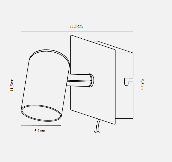 Nordlux Frida White Wall Light with Adjustable Heads for Bedroom and Hallway