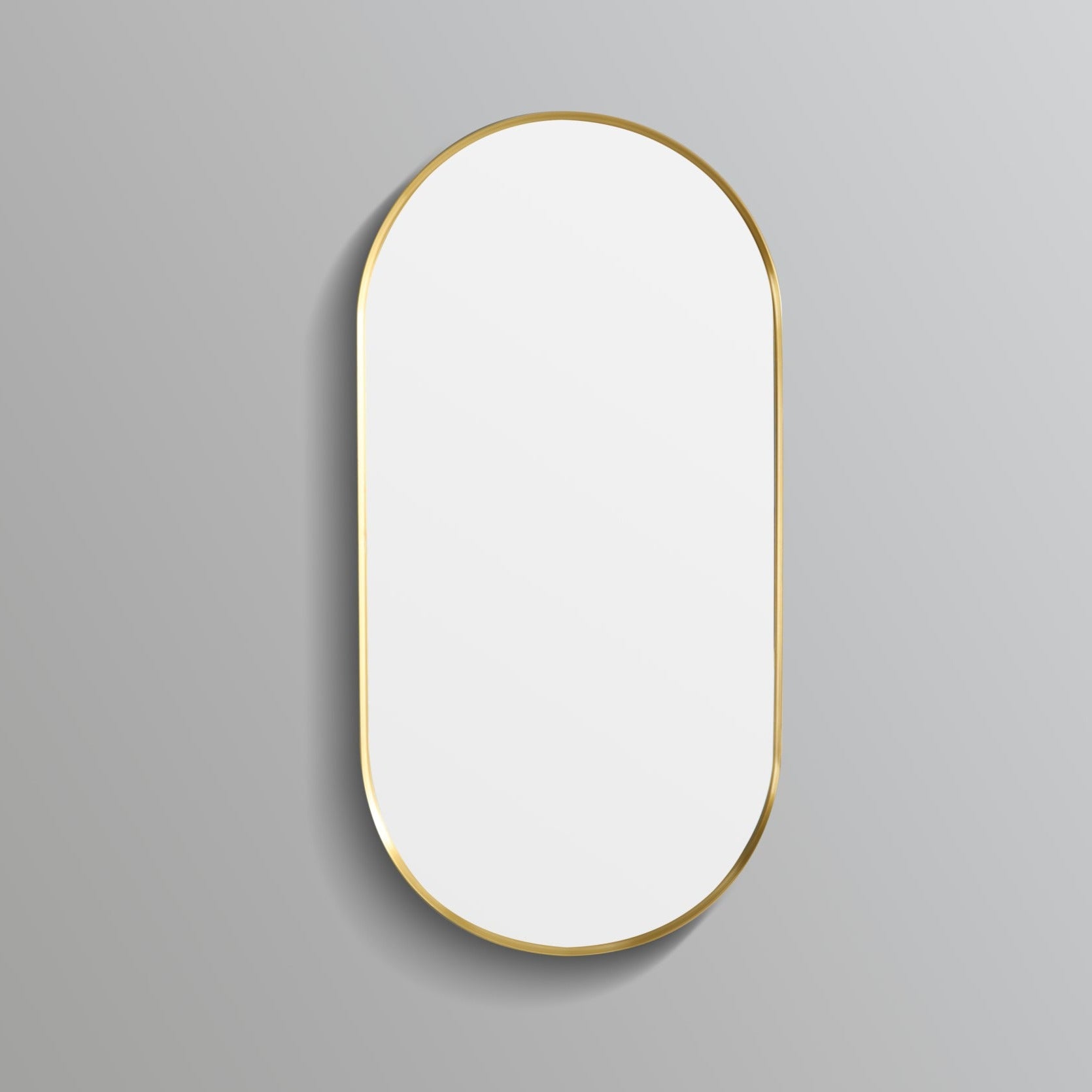 Hot! Olivia Yellow Gold Oval Framed Mirror 900/1000mm