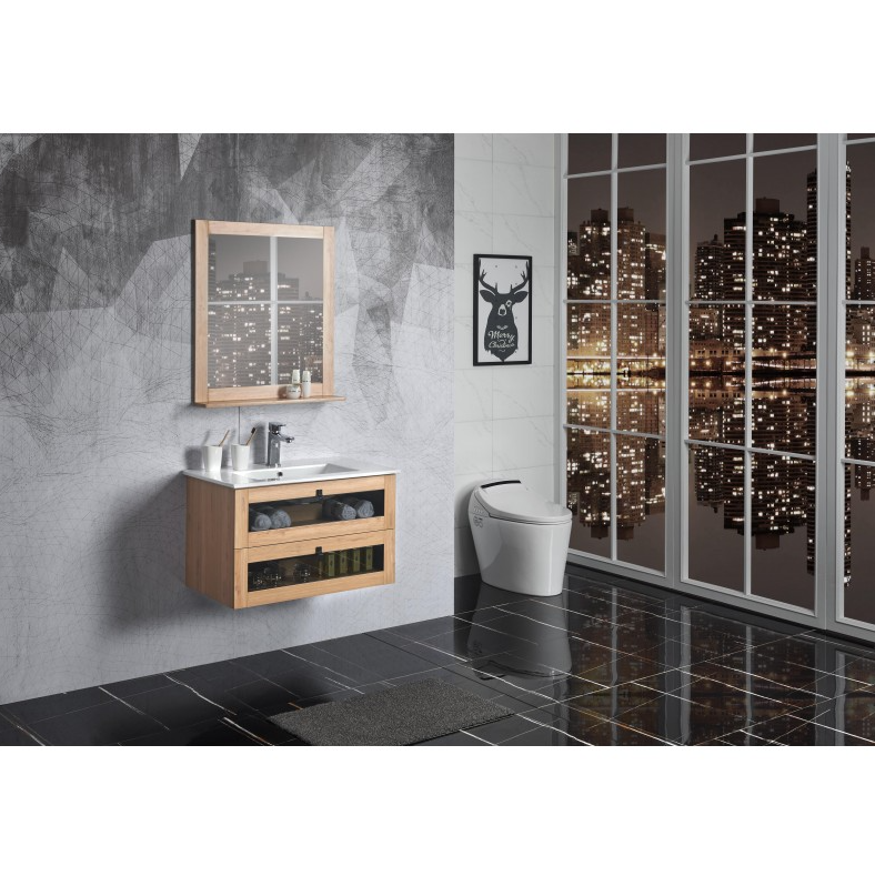 On Sale! 800x800mm Manhattan Square Wall - Hung Frame Mirror for Easy Home Decor