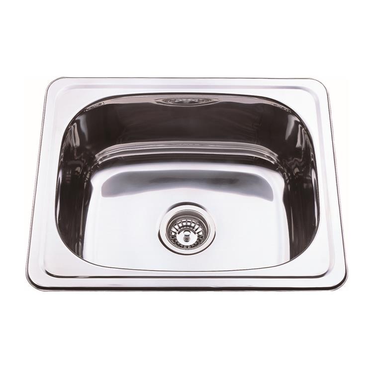 35L High - Quality Stainless Steel Laundry Sink with Rounded Corners (555x455x200)