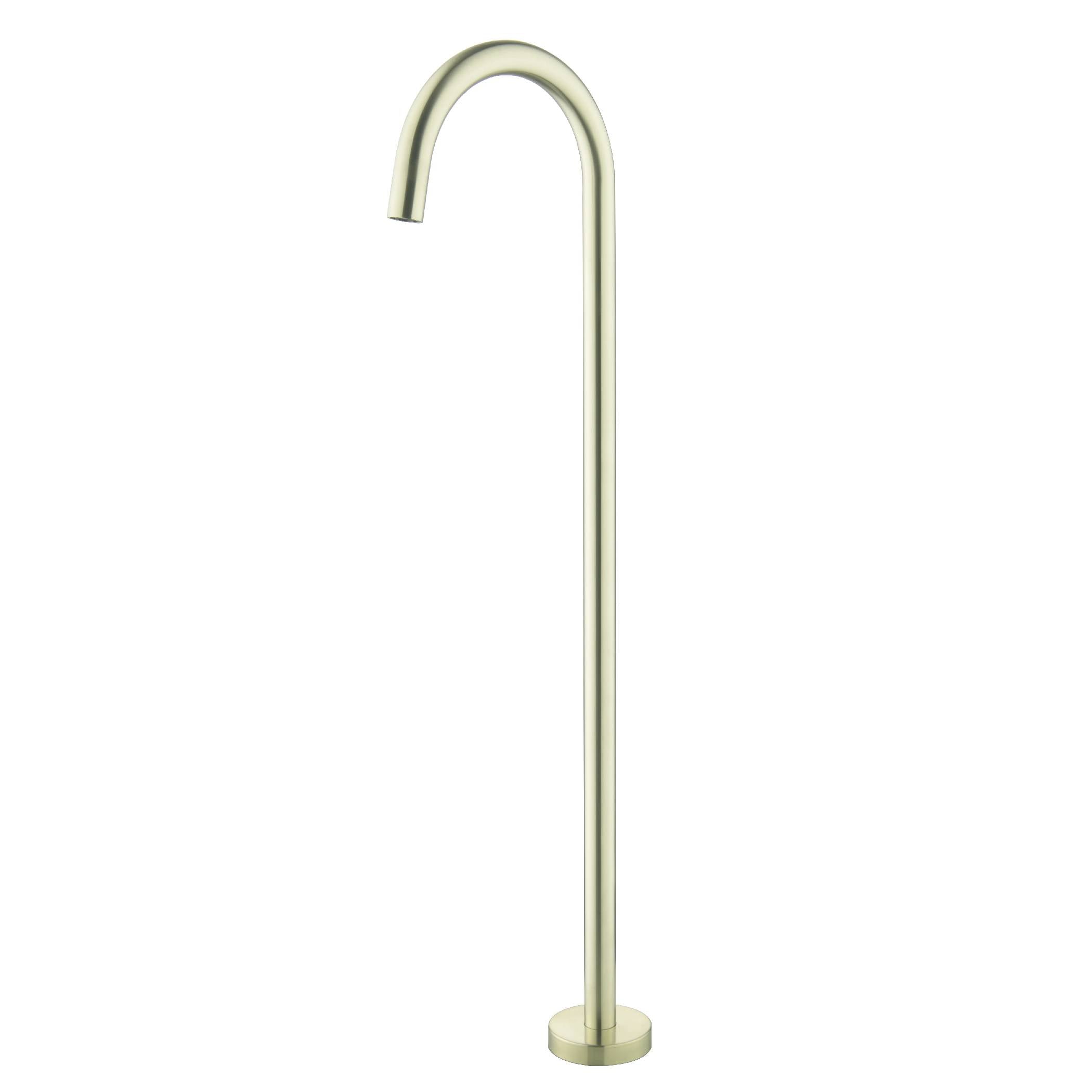 French Gold Mica Freestanding Modern Bath Spout for Bathroom Upgrade
