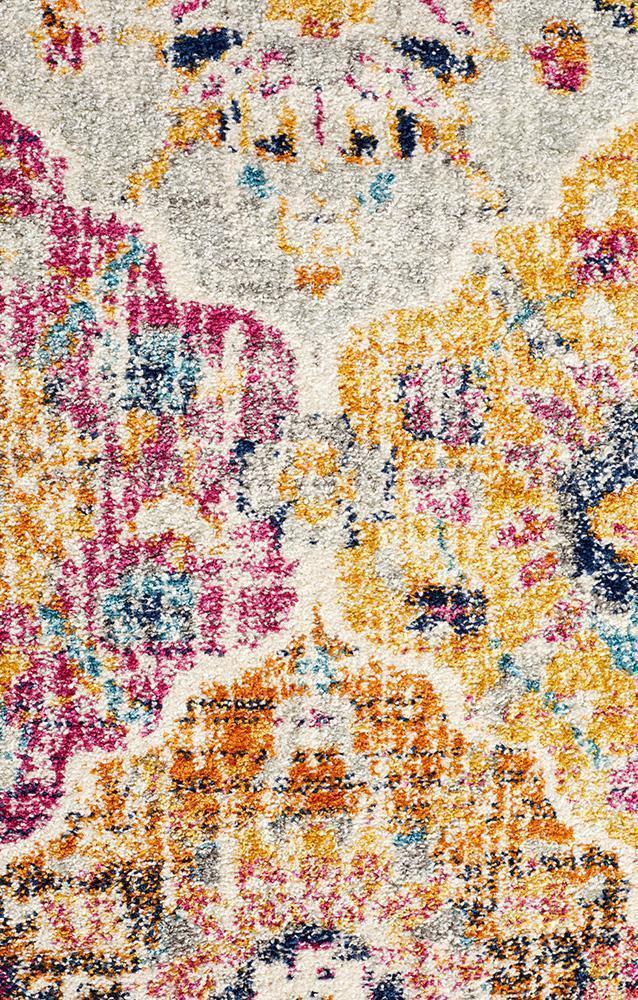 Hot Sale! Museum Ainsley Round Rust-Colored Polypropylene Rug for Any Setting
