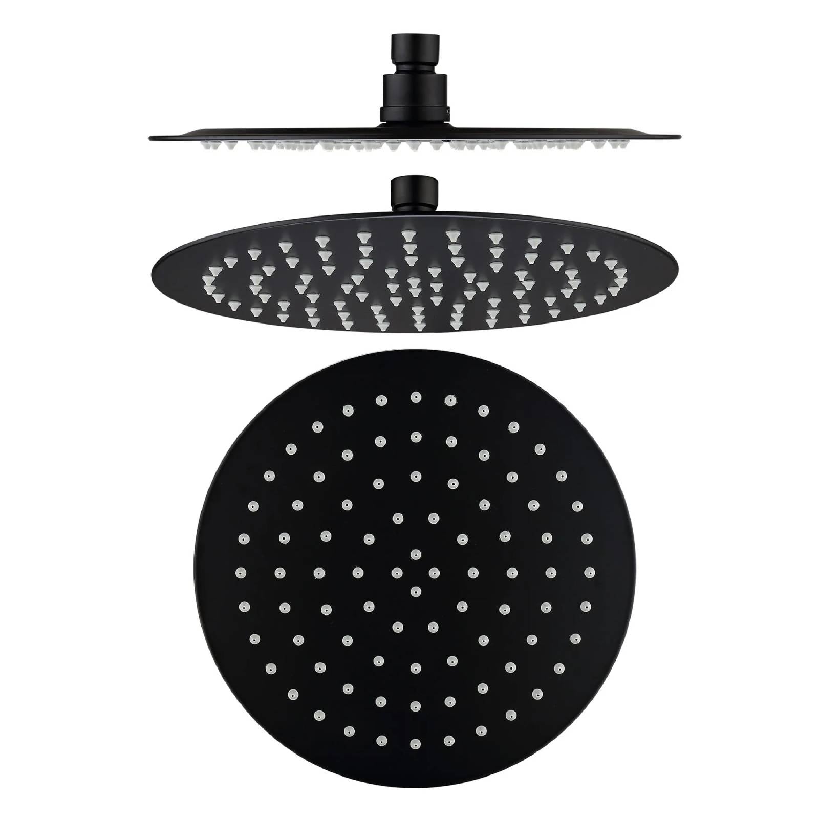300mm Black Mica Luxury Shower Head for Refreshing Spa-like Showers