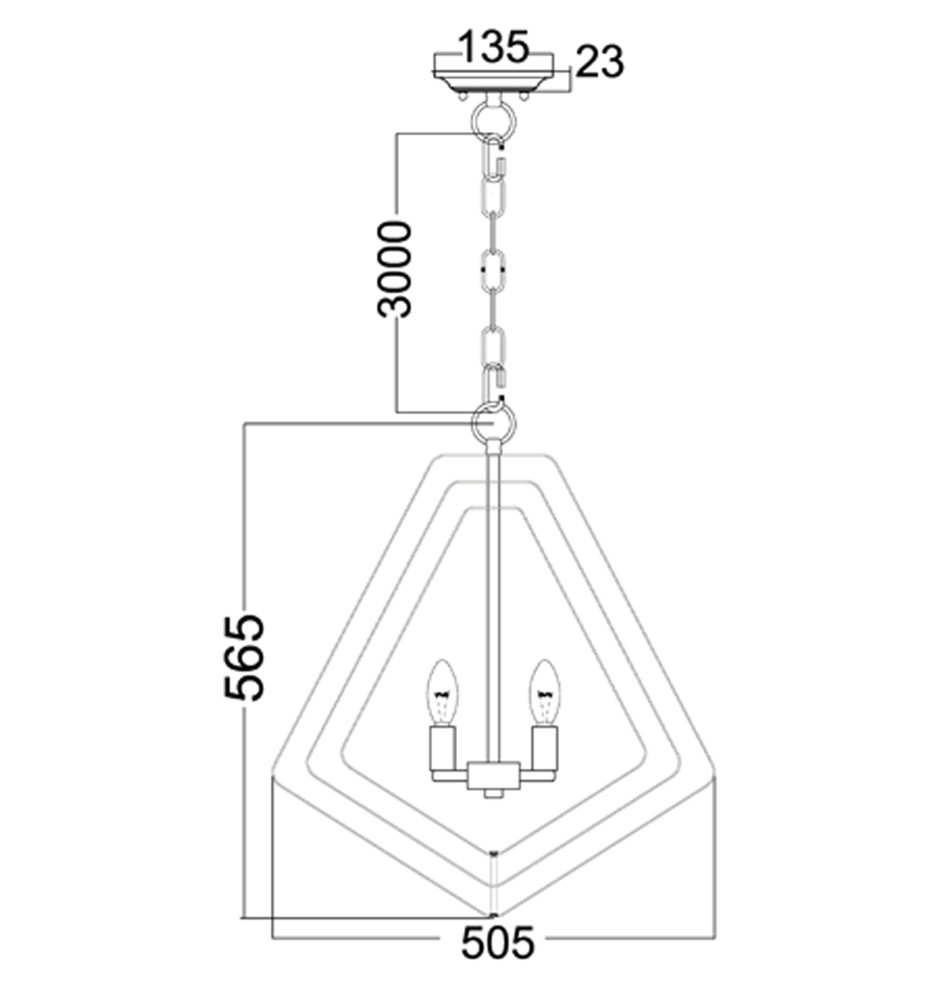 ORBITA Bohemian Medium Polished Nickel Pendant Light - Exclusive Offer