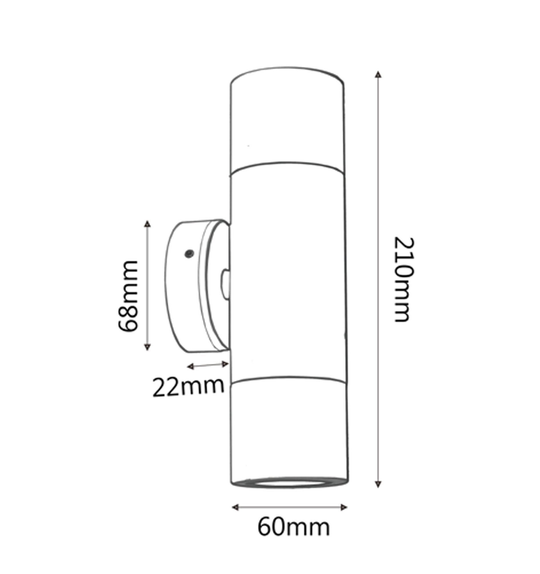 Hot Sale! 316 Stainless Steel MR16 IP65 Exterior Wall Pillar Spot Lights