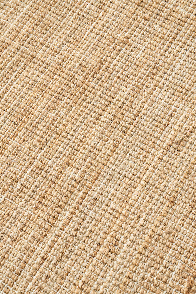 Exquisite Hand - Loomed Madras Marlo Natural Jute Rug for Home Decor