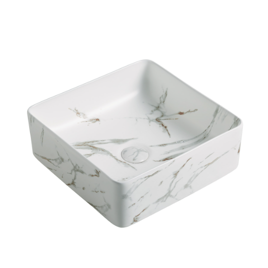Hot Deal: POSEIDON Square Matte White Carrara Basin (360x360x130)