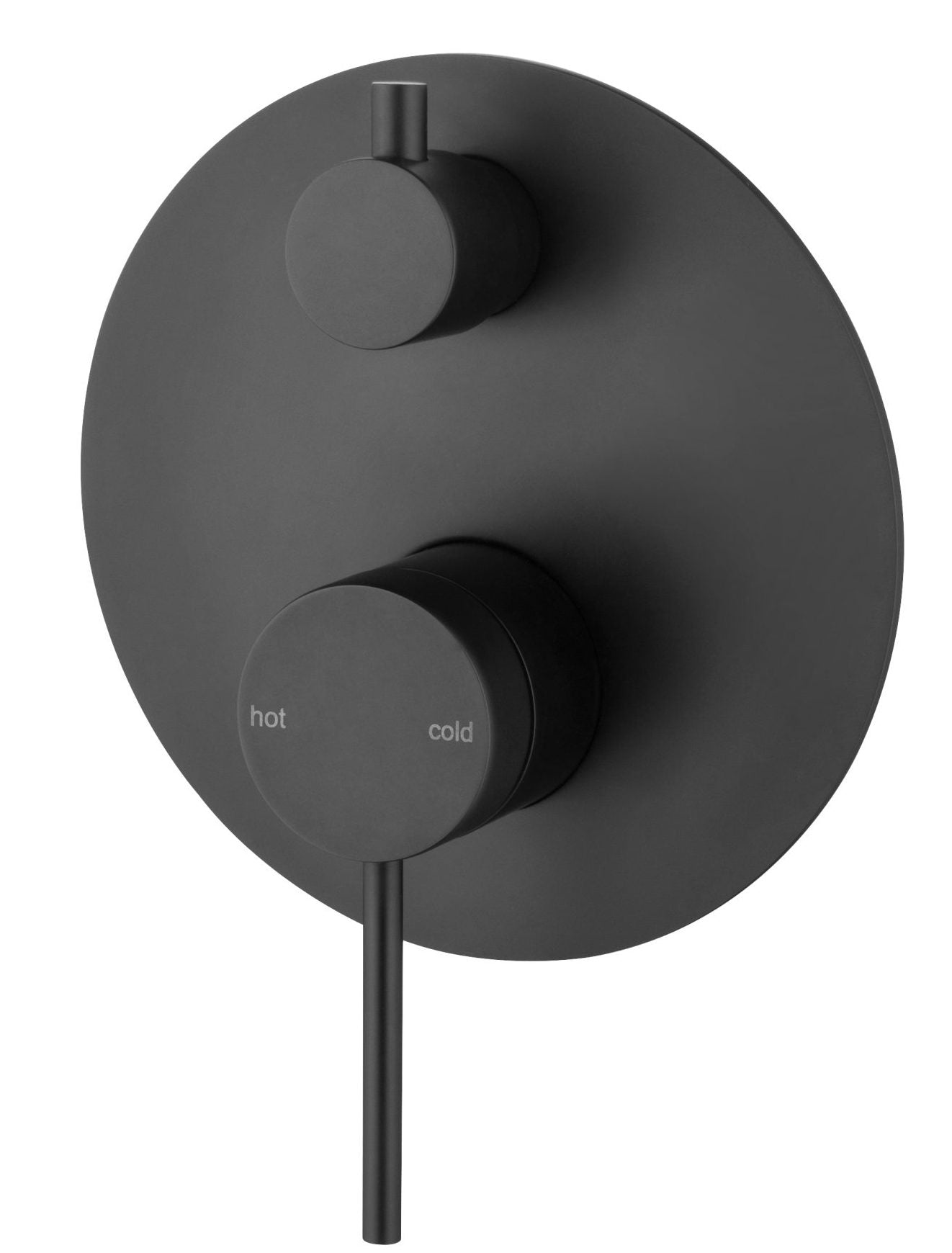 1P Black Mica Shower Mixer with Diverter for a Modern Bathroom