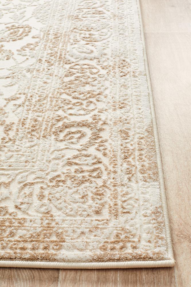 Loretta Opulence Soft Cream Rug - A Timeless Decor Piece