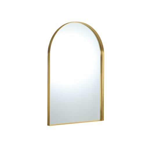 600x900mm Yellow Gold Framed Olivia Arch Mirror