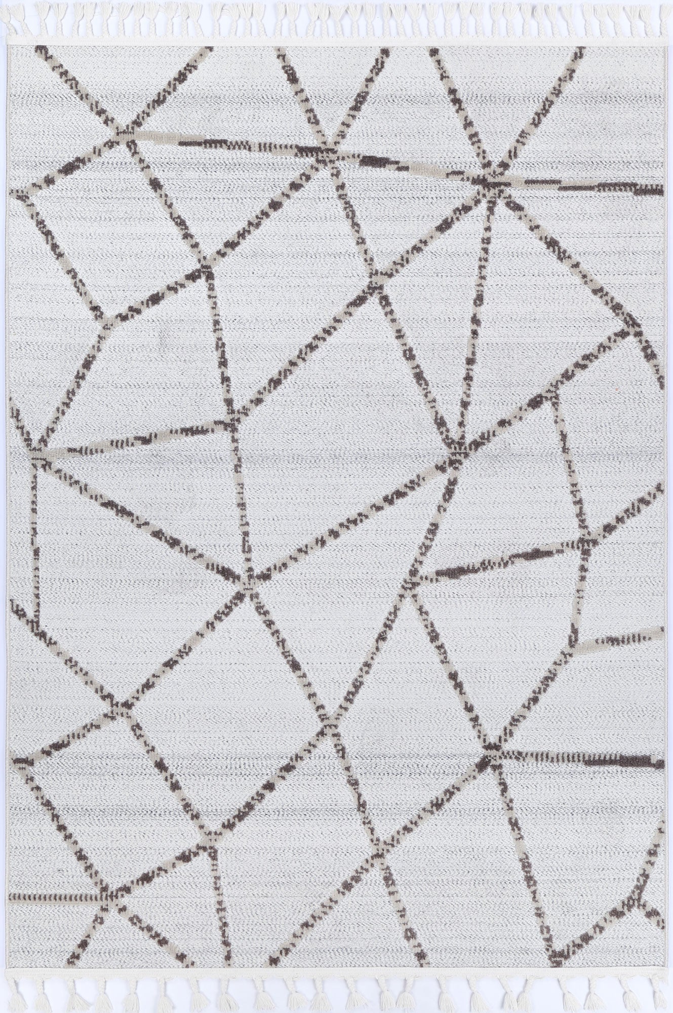 Hot! Nefeli Beige Geometric Polypropylene Rug