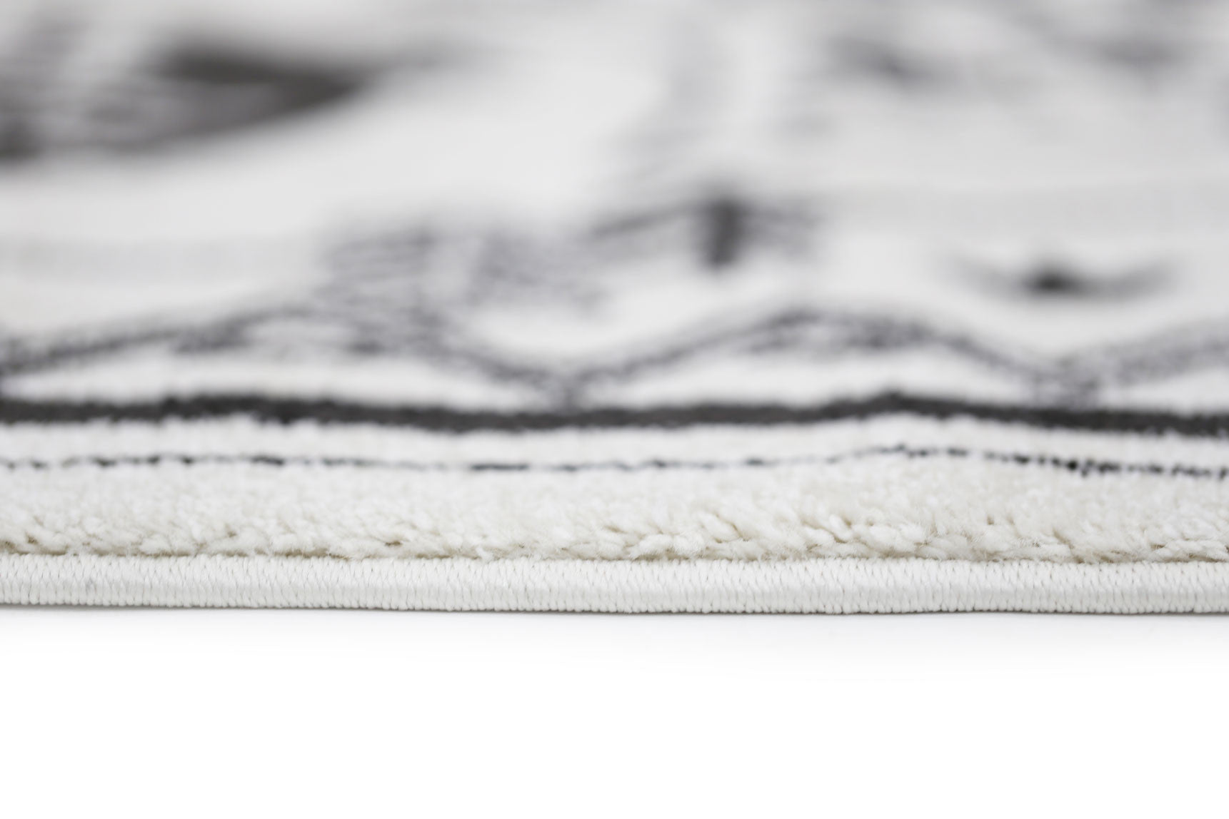 Piccolo Kids Black and White Camping Adventure Rug - Great for Play!