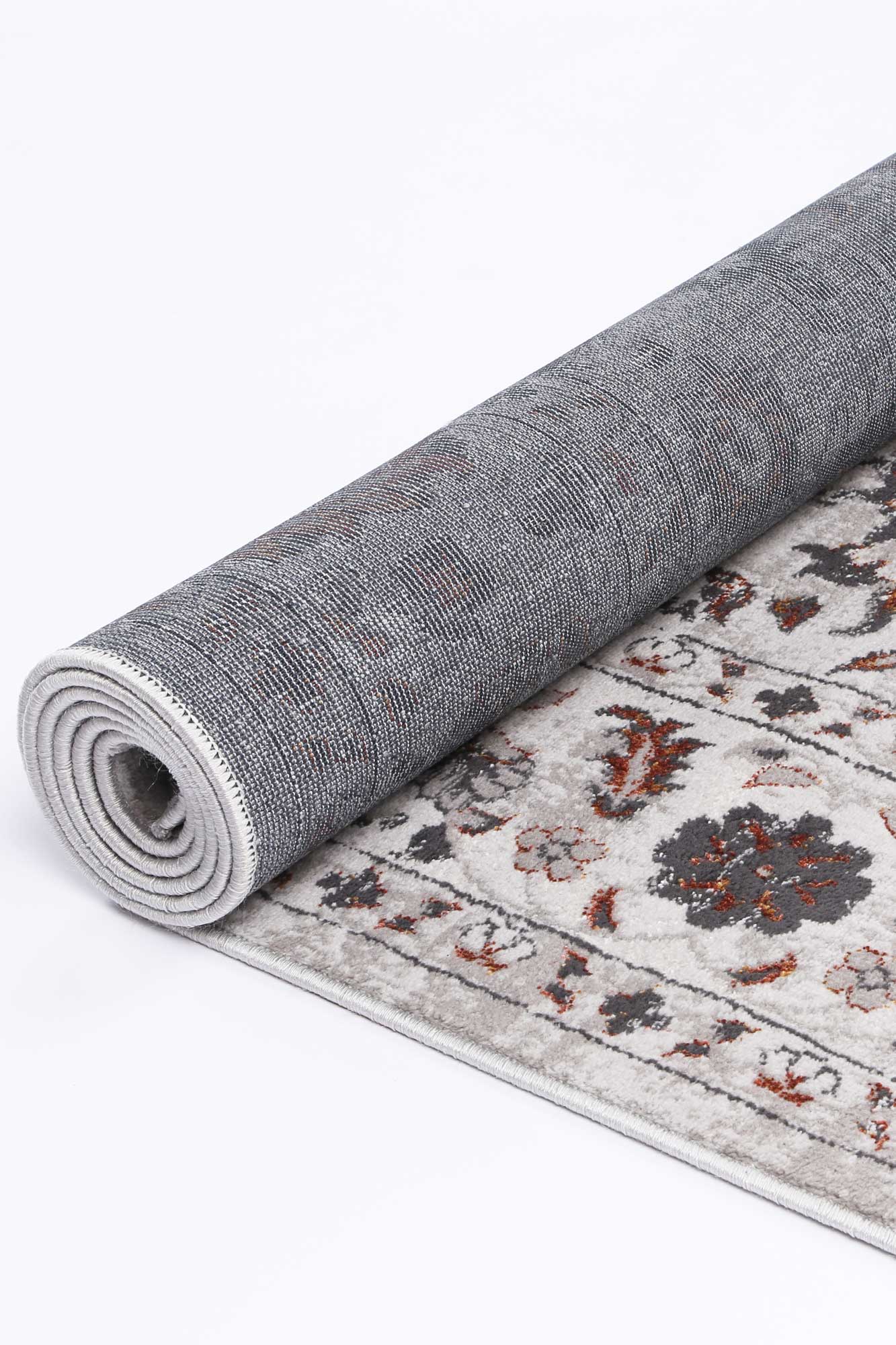 Special Offer! Malo Edward Traditional Ivory and Red Area Rug for Your Home