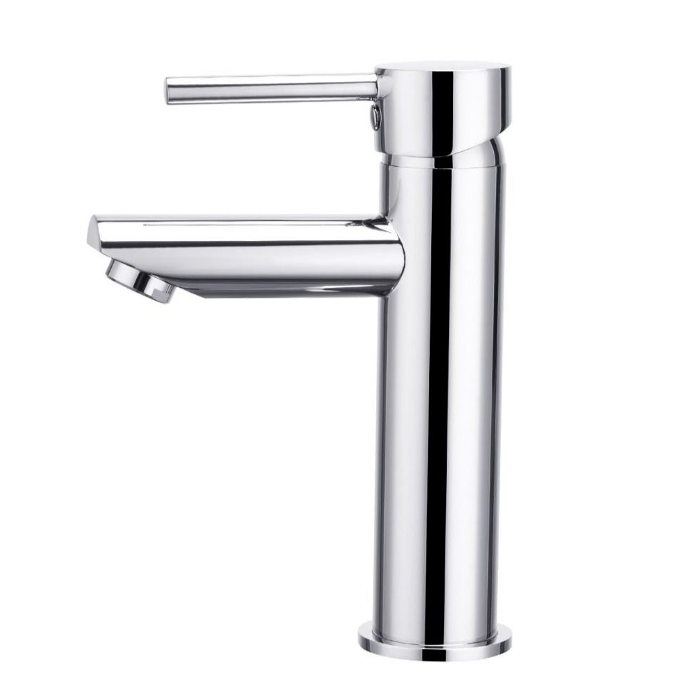 Hot Sale! LUCID PIN Series Round Chrome Tall Basin Mixer for Bathroom