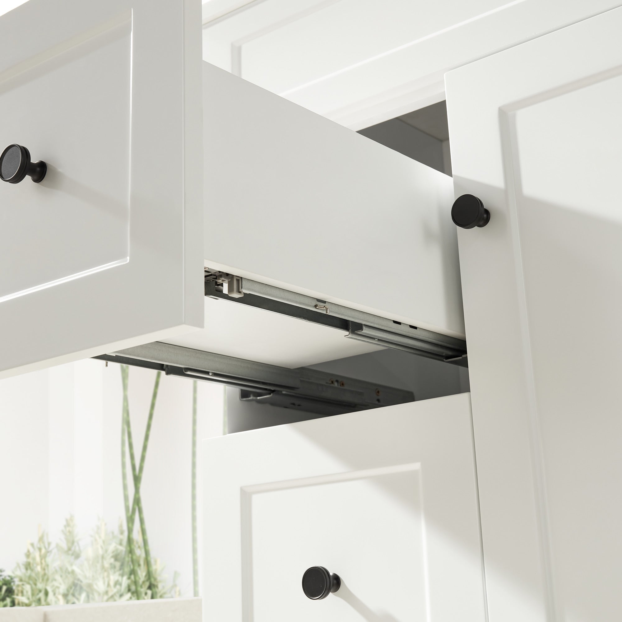 750mm Matte White Harrington PVC Freestanding Floor Cabinet Vanity