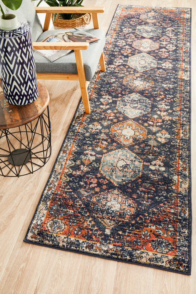 Hot Deal! Legacy 854 Navy Runner Rug - Stylish & Durable