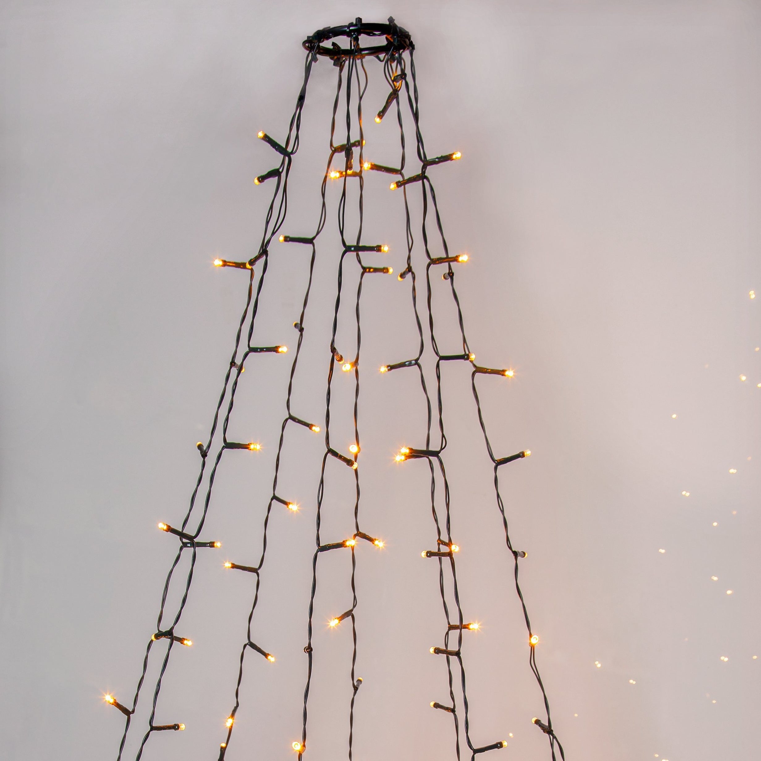 2M Golden Warm White LED Fairy Lights for Enchanting Decor