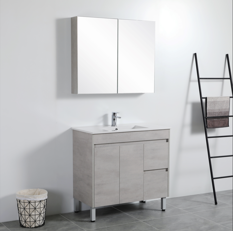 Hot Sale! Poseidon Nova Plywood Floor Vanity 900mm