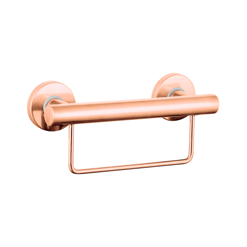 300mm Grab Rail with Optional Colour Towel Rail - Ideal for Assisted Living and Aged Care