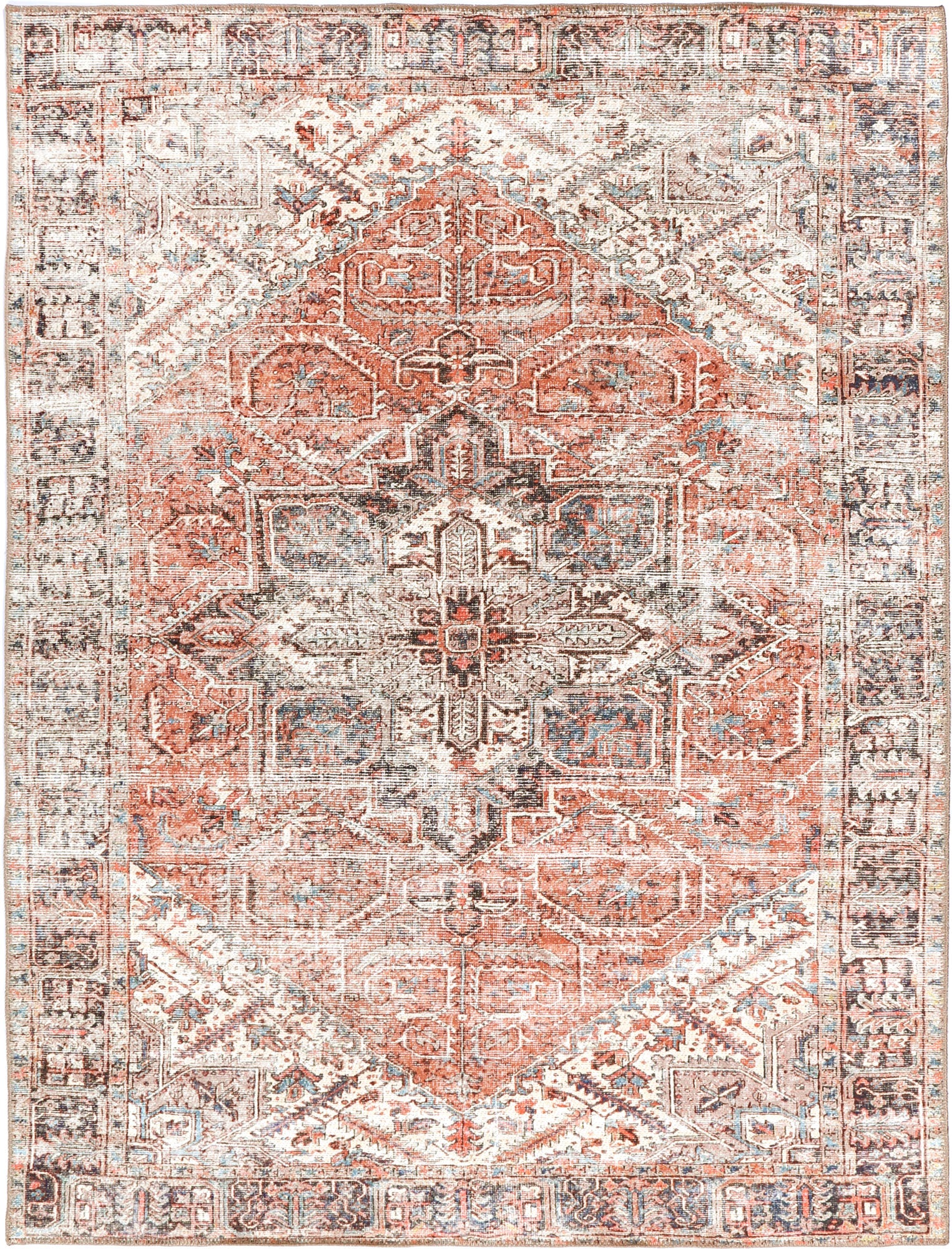 Sale! Heritage Jezebel Machine-Washable Area Rugs for Busy Families