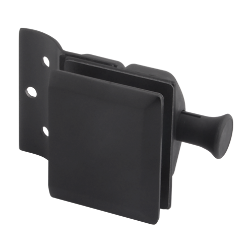 90° Glass-to-Round Post Pool Latch in 316 Stainless Steel