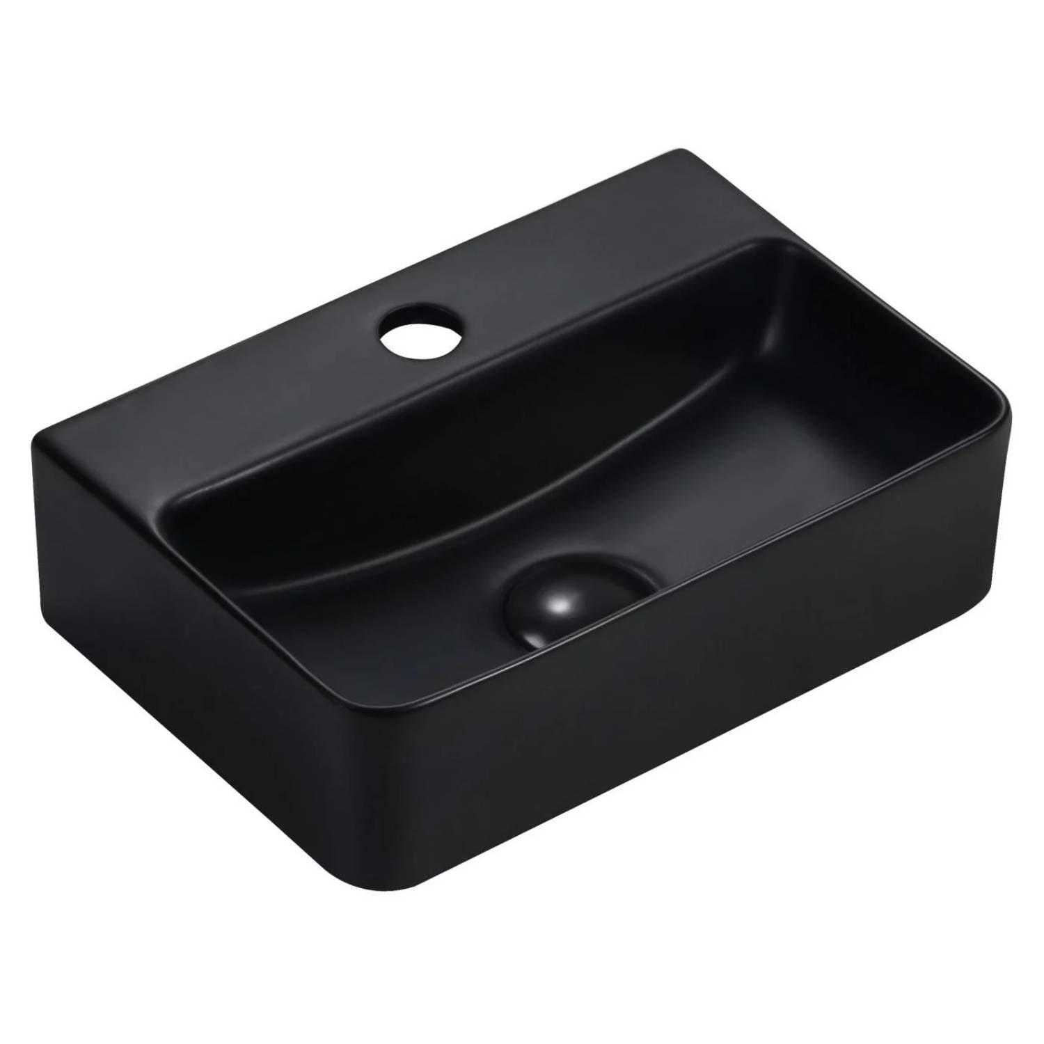 Black Mallory Basin - 365 x 260mm for Kitchen and Bathroom