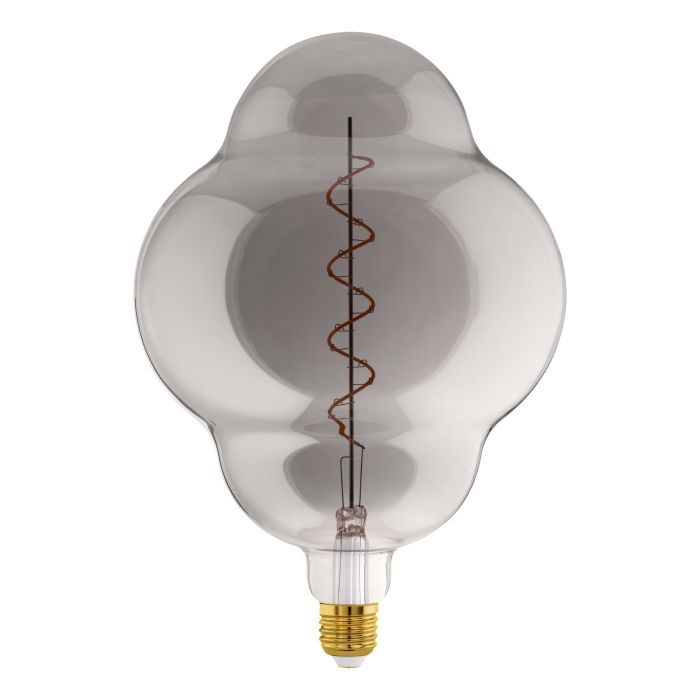 4W E27 LED Globe with Black Vaporized Finish, 2000K