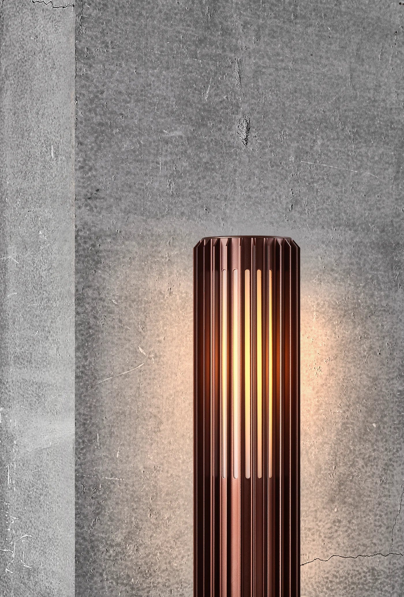 Brown Metallic Aludra 45 Compact Garden Light by Jacob Jensen Design