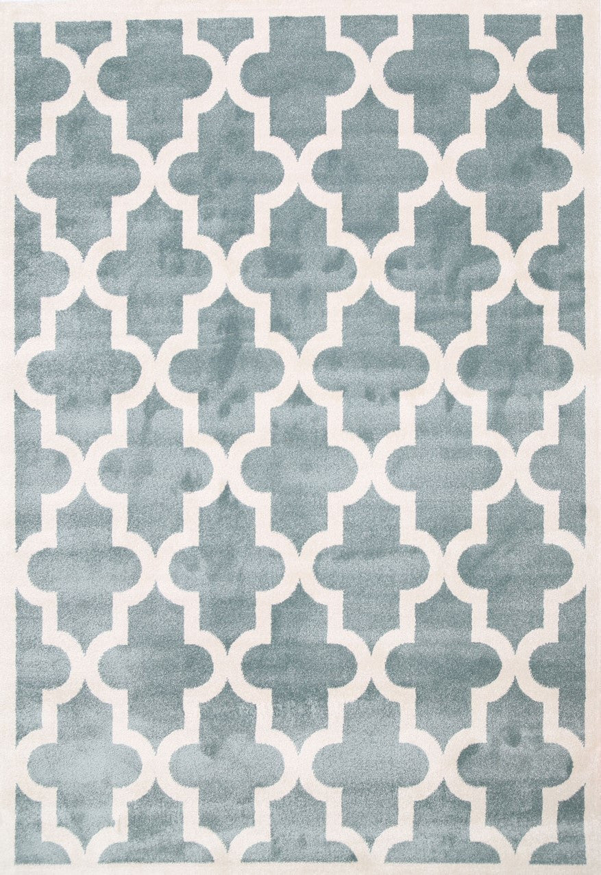 Piccolo Aqua White Rug for Kids - Spark Imagination!