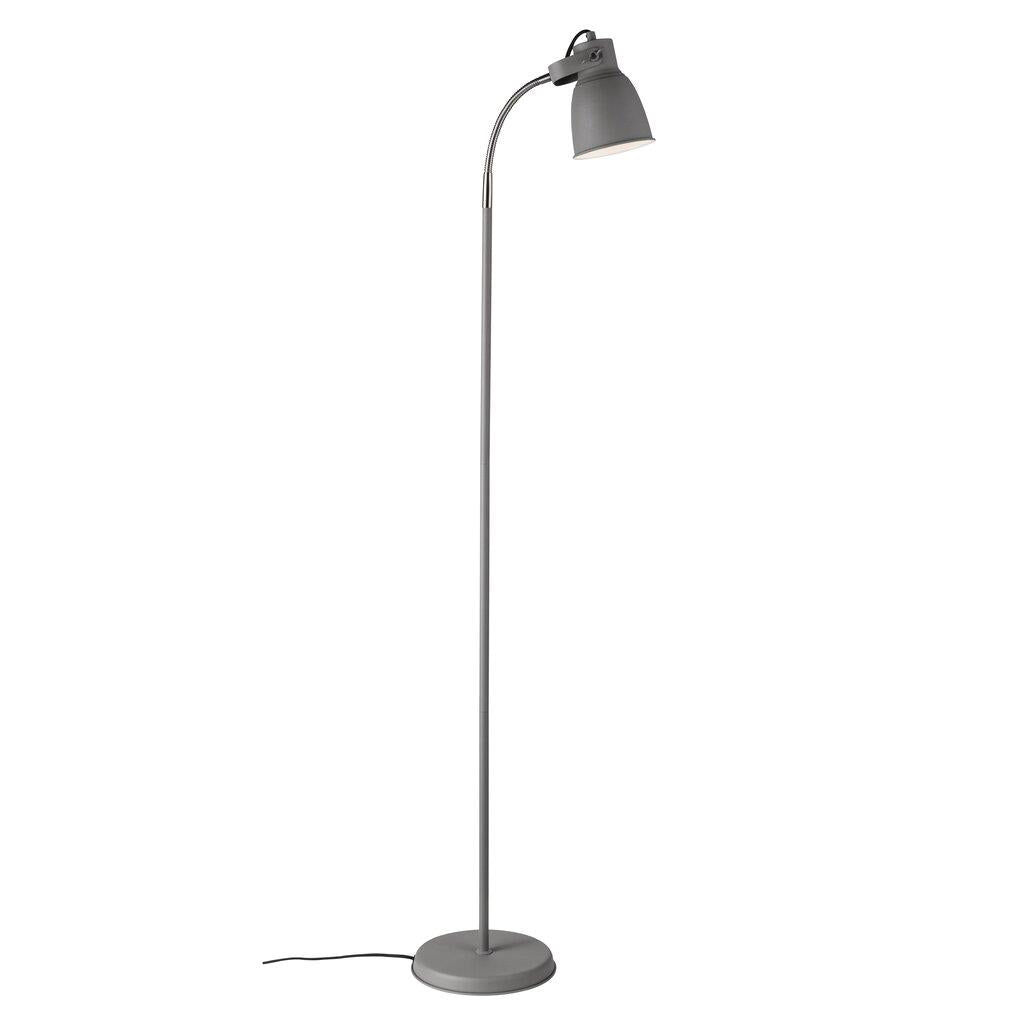 Adrian Industrial Floor Lamp in Anthracite Grey - Great Value for Your Space