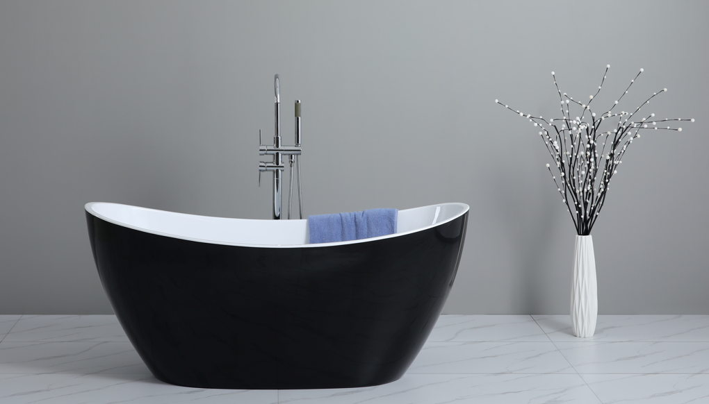 Hot Sale Evie Freestanding Bathtub in Gloss White/Matte White (1500mm & 1660mm Available)