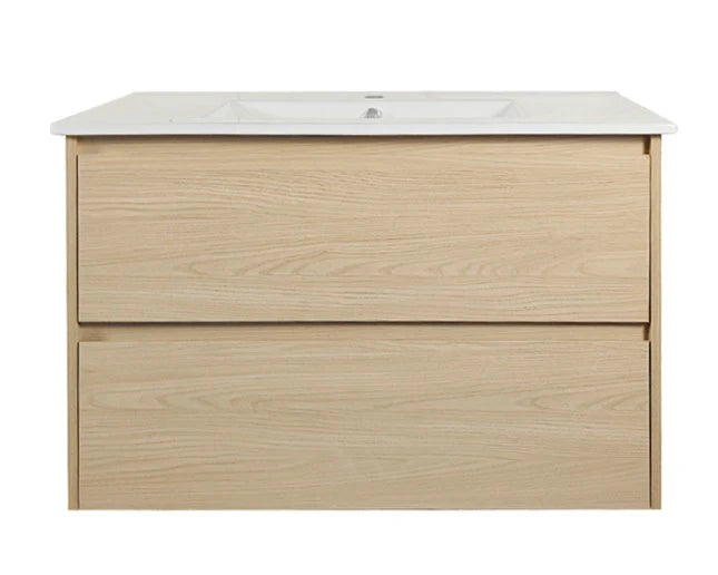 HERA MDF Wall-Mounted Tas Oak Vanity Cabinet in Various Sizes